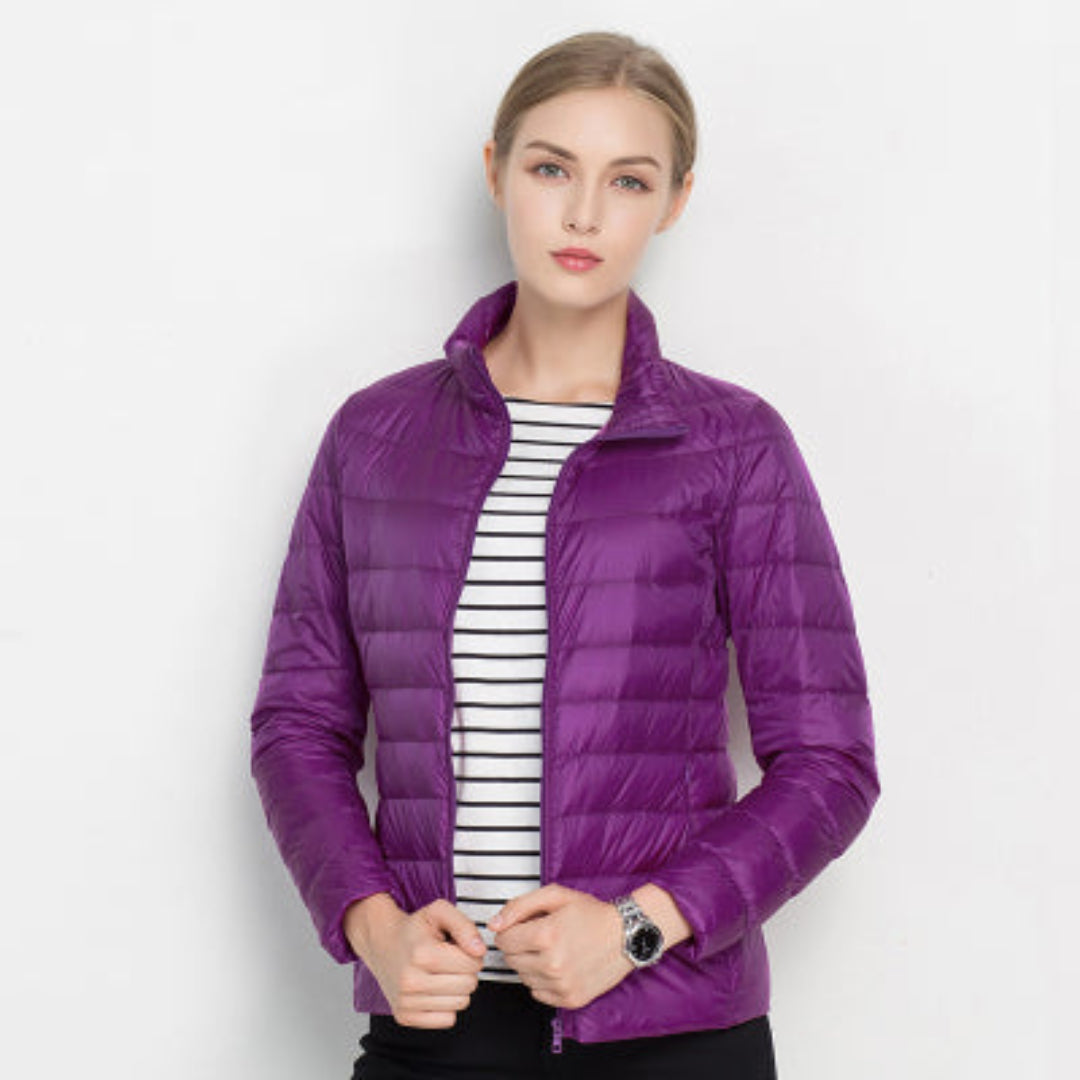 Dames Gewatteerde Jas met Lange Mouwen – Warm & Stijlvol 6