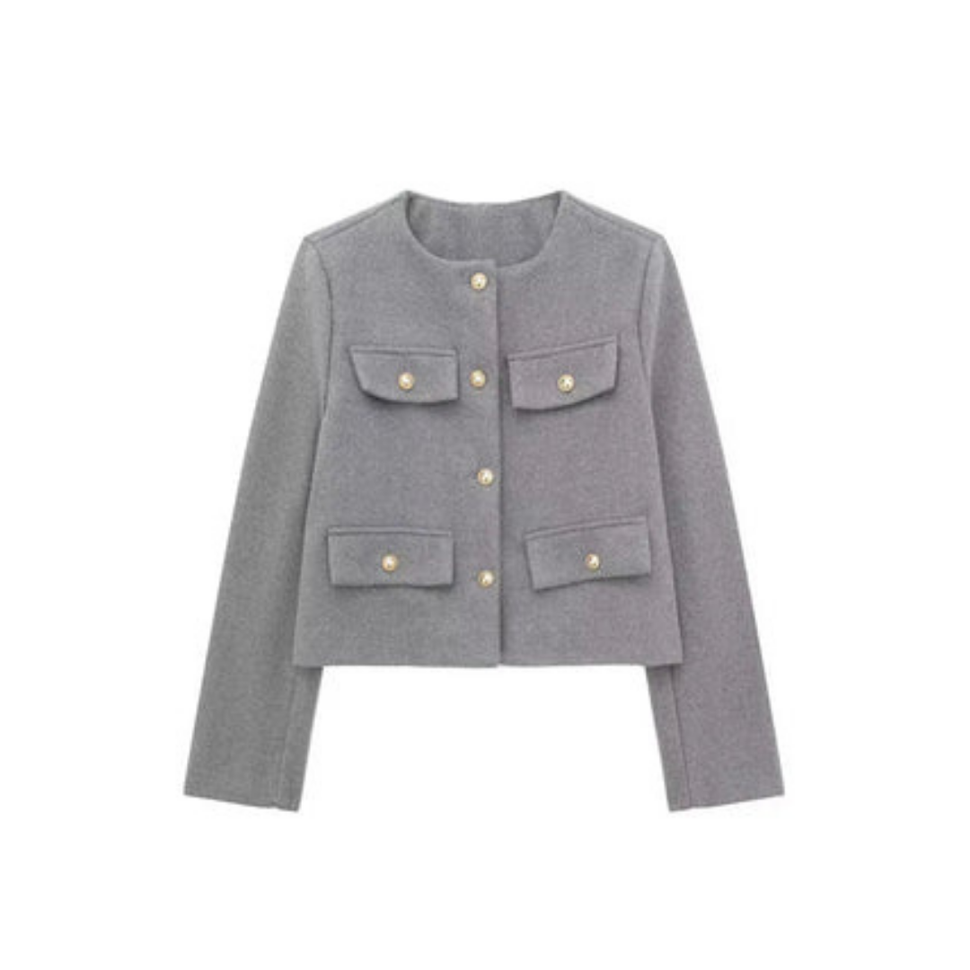 Dames Langarmjacke Vintage | Button Down 1