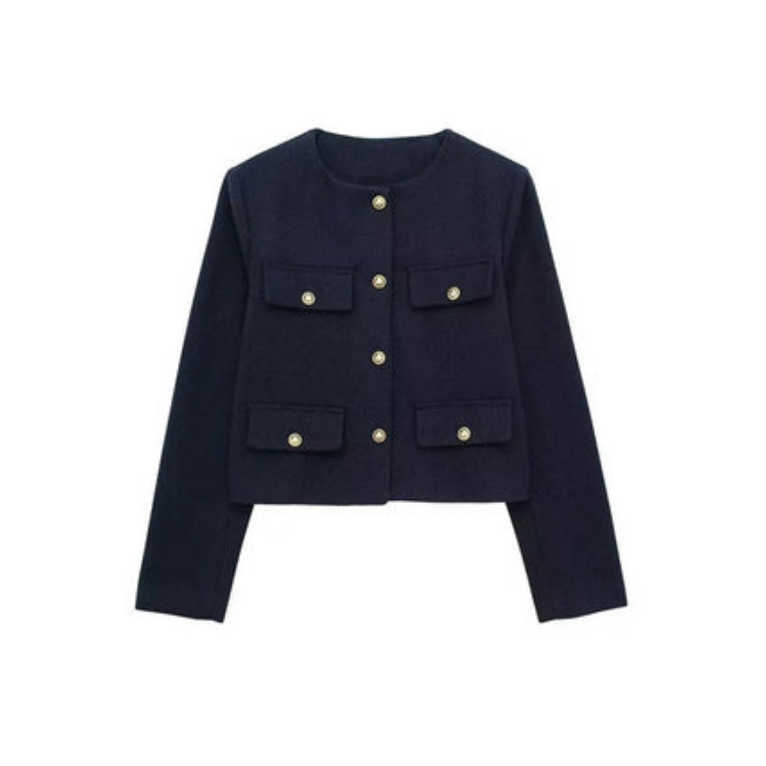 Dames Langarmjacke Vintage | Button Down 3