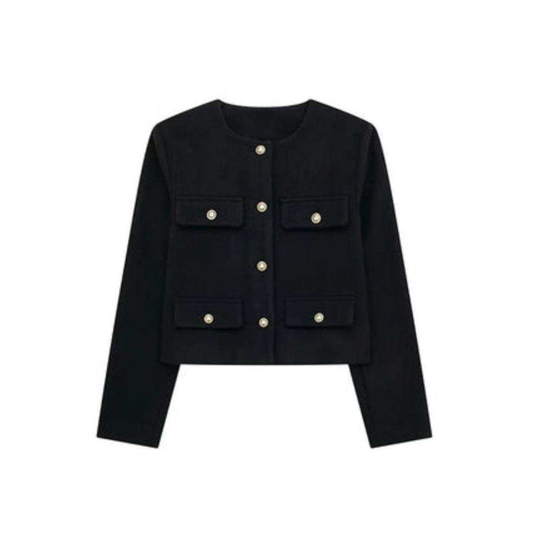 Dames Langarmjacke Vintage | Button Down 4