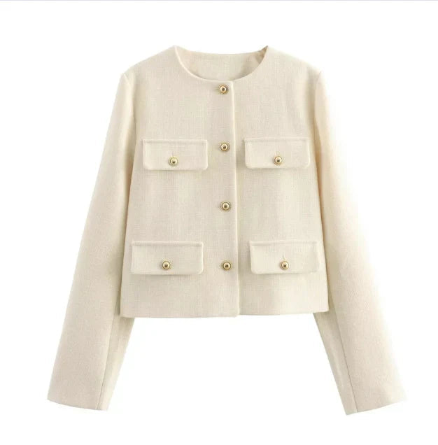 Dames Langarmjacke Vintage | Button Down 5