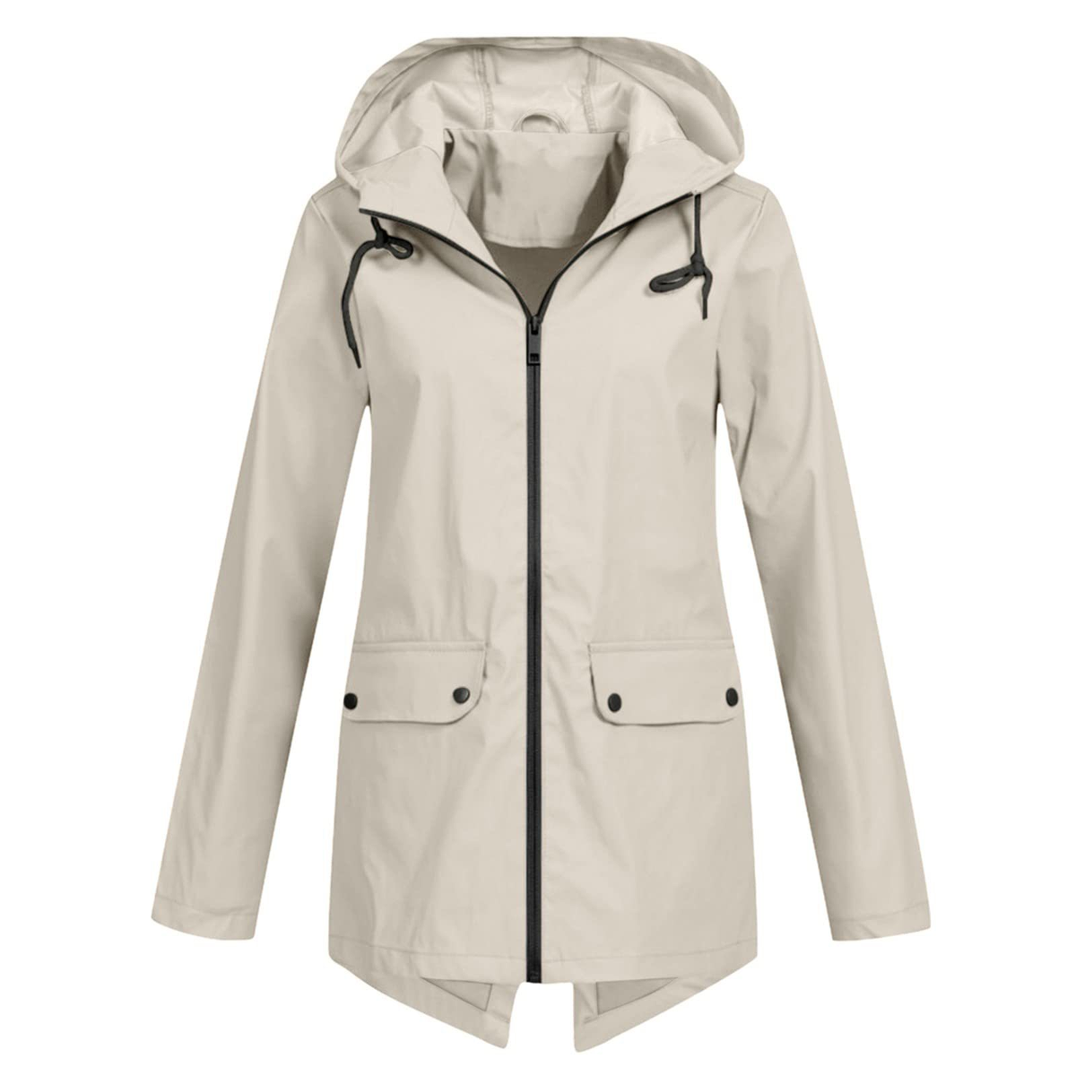Dames Regenjack met Capuchon – Waterdicht & Modern 0