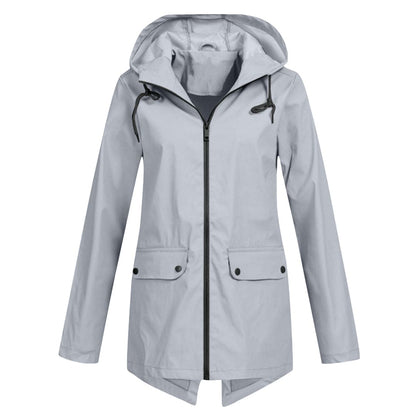 Dames Regenjack met Capuchon – Waterdicht & Modern 10