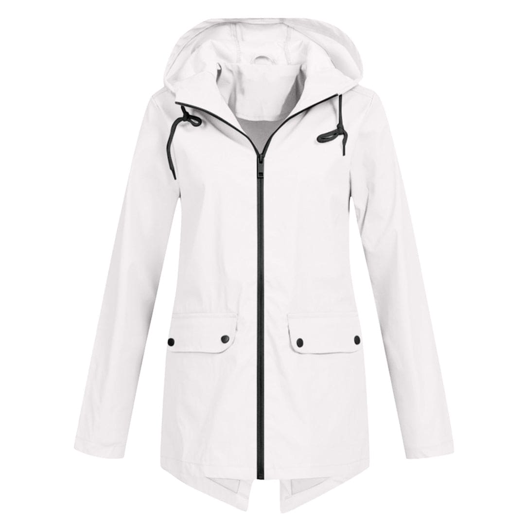 Dames Regenjack met Capuchon – Waterdicht & Modern 12