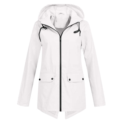Dames Regenjack met Capuchon – Waterdicht & Modern 12