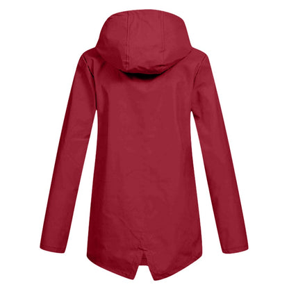 Dames Regenjack met Capuchon – Waterdicht & Modern 2
