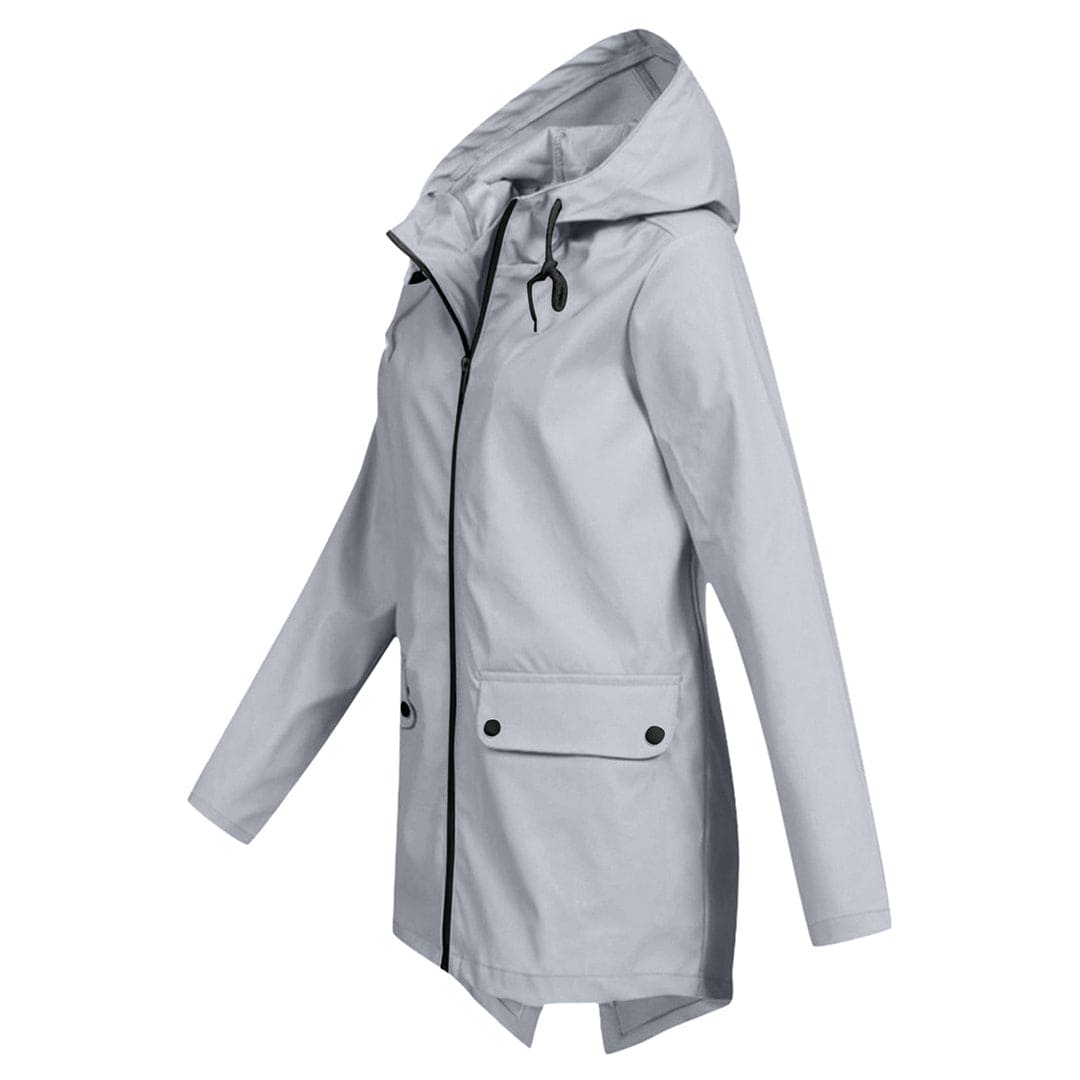 Dames Regenjack met Capuchon – Waterdicht & Modern 5