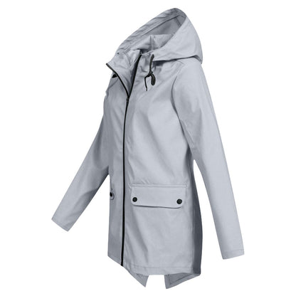Dames Regenjack met Capuchon – Waterdicht & Modern 5