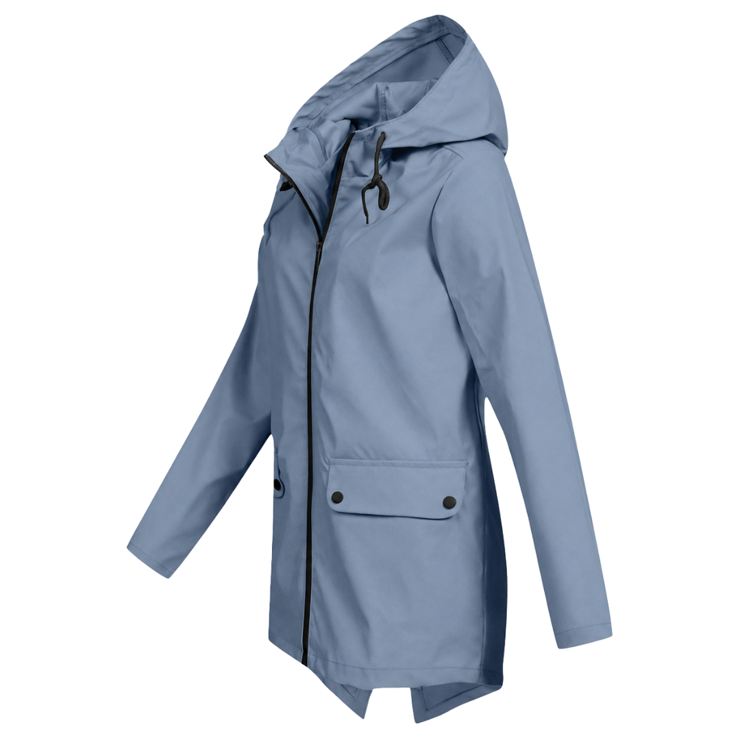 Dames Regenjack met Capuchon – Waterdicht & Modern 7