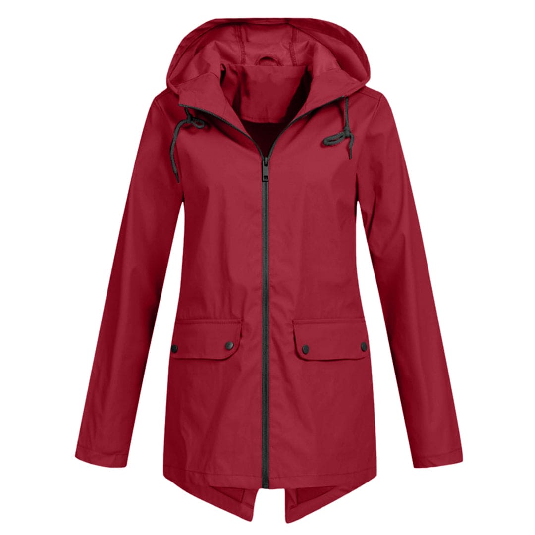 Dames Regenjack met Capuchon – Waterdicht & Modern 9