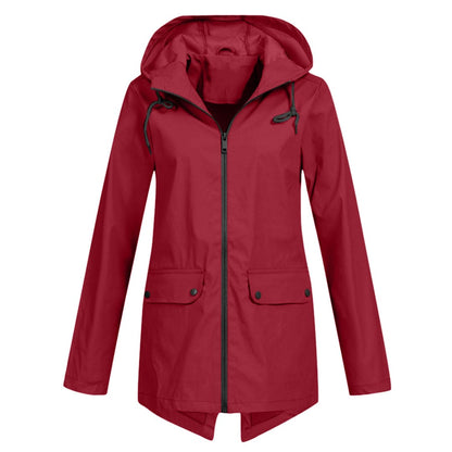 Dames Regenjack met Capuchon – Waterdicht & Modern 9