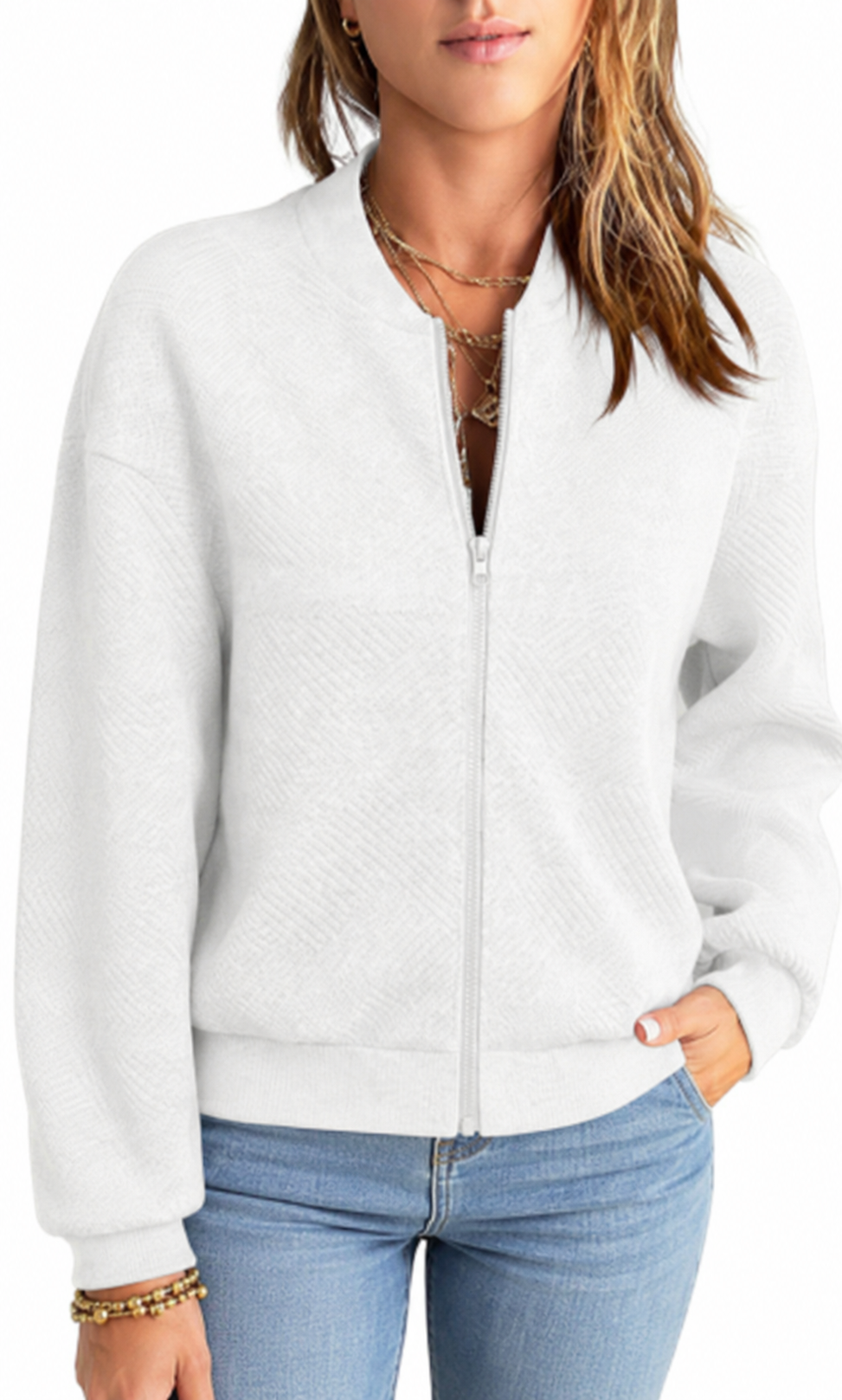 Dames overgangsjack met rits – Elegant & Modern 8