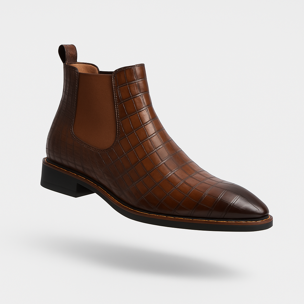Darian | Enkellaars voor Heren met Gestructureerd Design 1