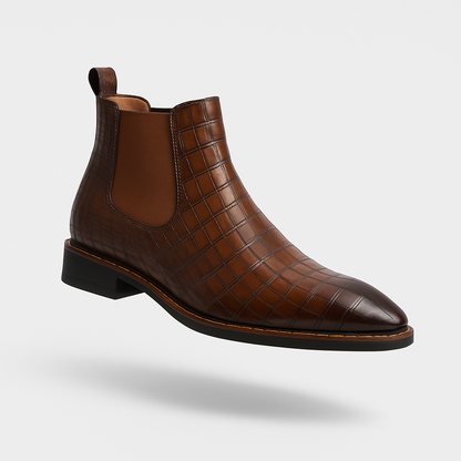 Darian | Enkellaars voor Heren met Gestructureerd Design 1