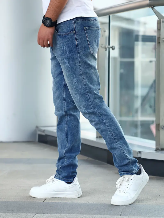 Davor | Slim Fit Jeans voor Heren van Comfortabel Denim 0