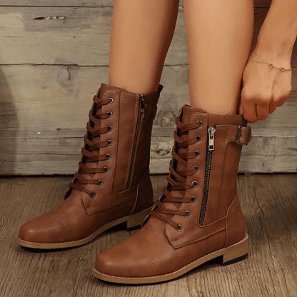 Demi Dames Laarzen | Chunky Lage Hak, Comfortabel en Duurzaam