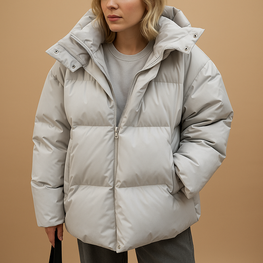 Diva Dames Jas Winter | Lichtgewicht, Waterdicht Puffer met Capuchon 0