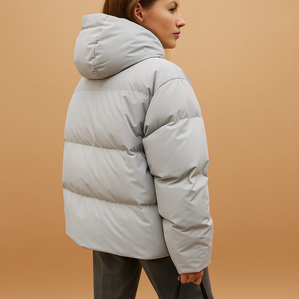 Diva Dames Jas Winter | Lichtgewicht, Waterdicht Puffer met Capuchon 1