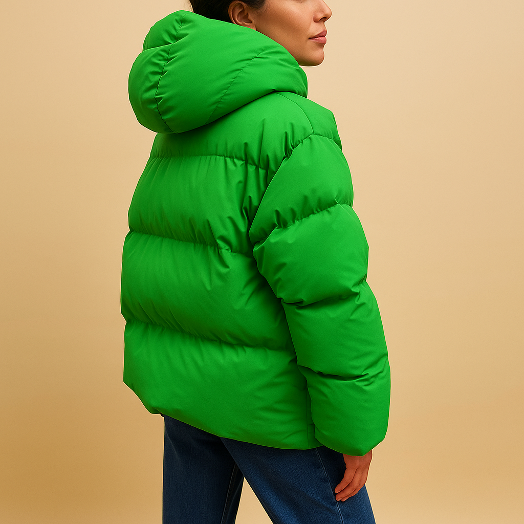 Diva Dames Jas Winter | Lichtgewicht, Waterdicht Puffer met Capuchon 2