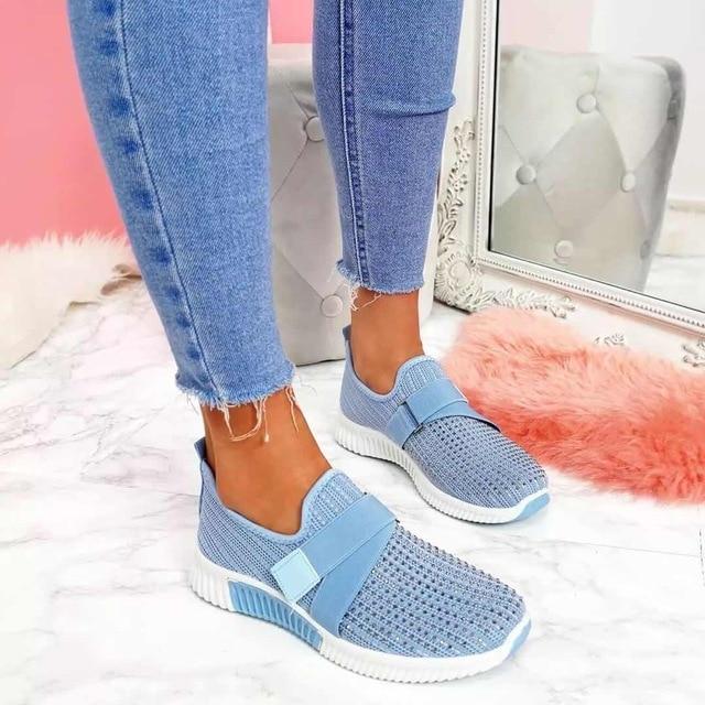 Diva Dames Sneakers | Ademend Mesh, Klittenbandsluiting, Comfortabel 6