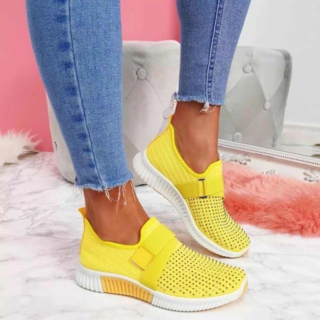 Diva Dames Sneakers | Ademend Mesh, Klittenbandsluiting, Comfortabel 8