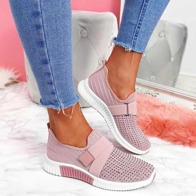 Diva Dames Sneakers | Ademend Mesh, Klittenbandsluiting, Comfortabel 9