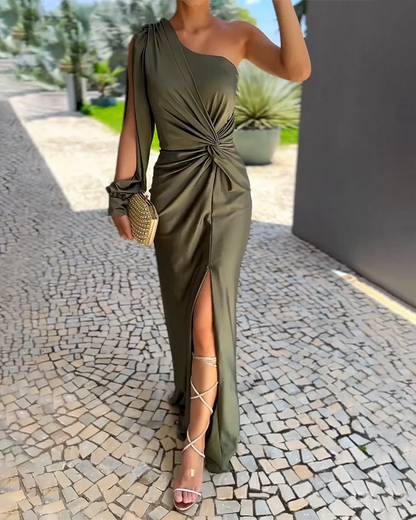 ELENORA | Tijdloze Maxi-Jurk met Elegante Split 2