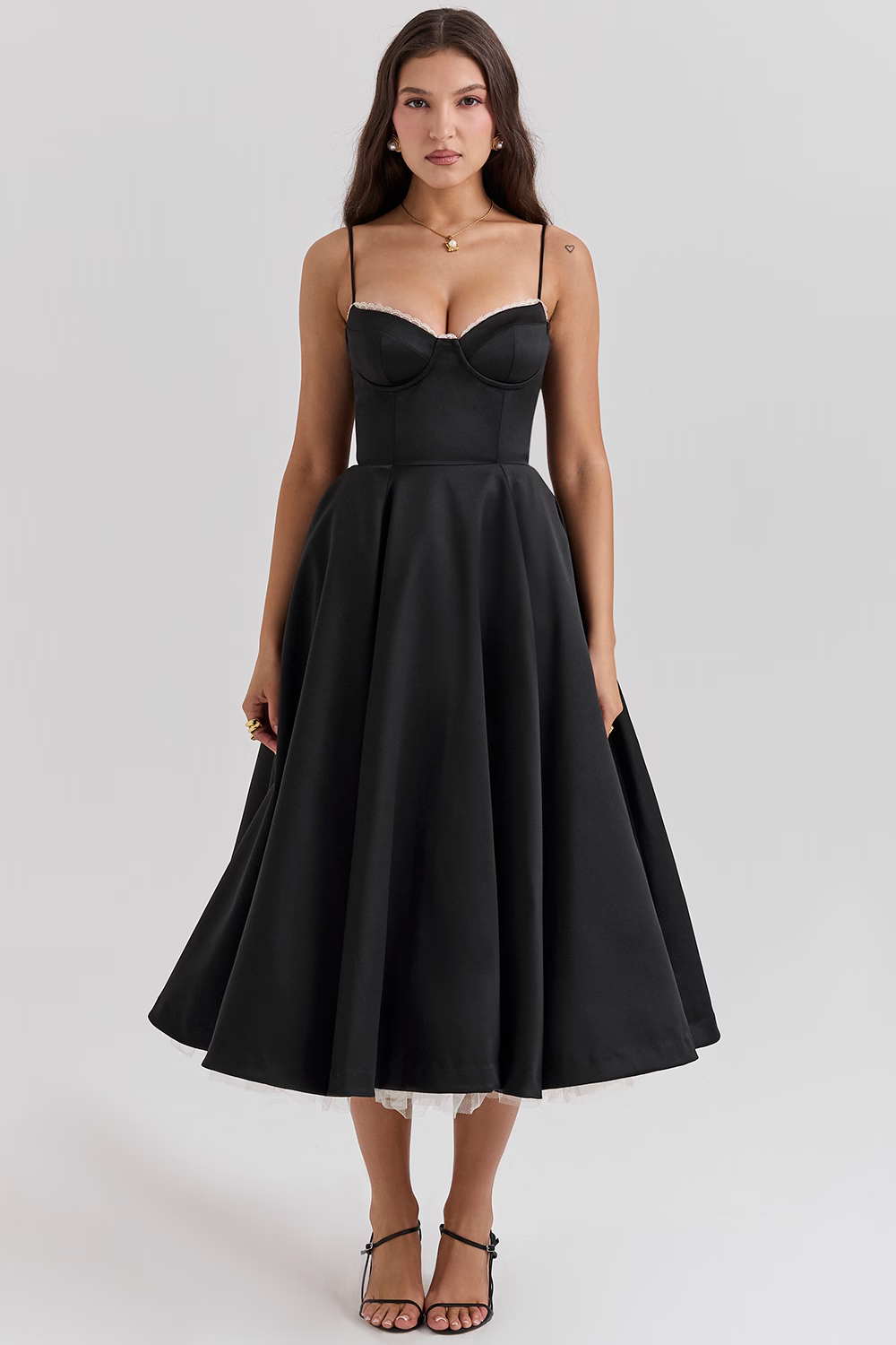 ELIORA | Elegante Midi-Jurk met Tule Rok 12