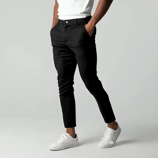 EVANDRO | Slim fit chino voor heren met stretchcomfort 0