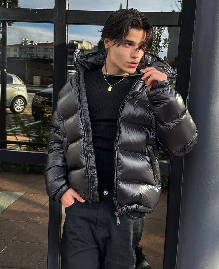 Eddie Heren Pufferjack | Zacht Katoen, Ademend en Glanzend Design 2