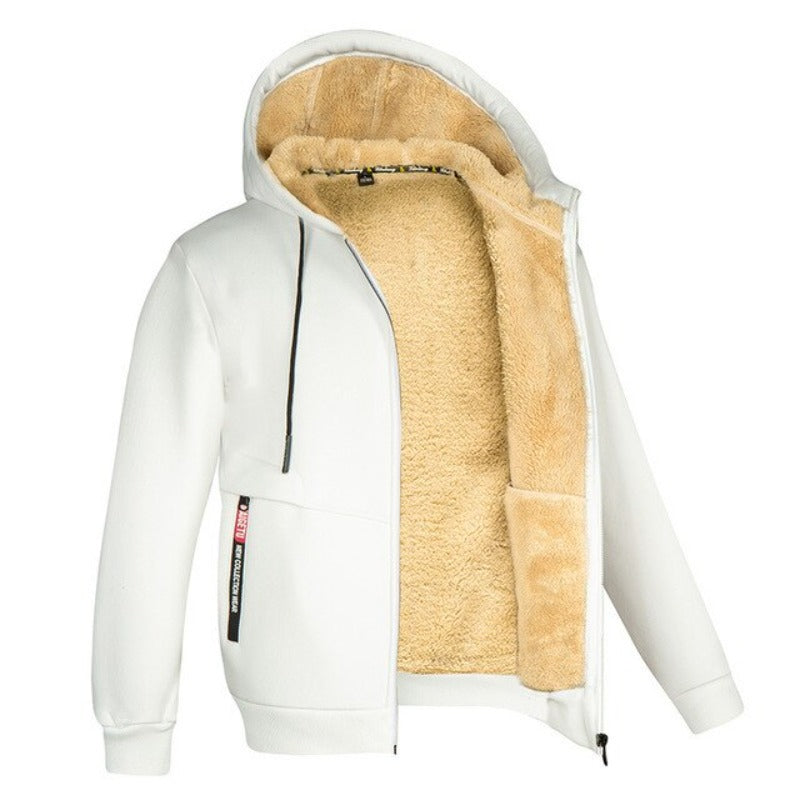 Elan Heren Wintervest | Gebreid Met Wolvoering, Moderne Pasvorm