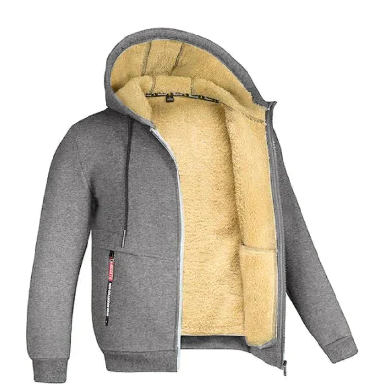 Elan Heren Wintervest | Gebreid Met Wolvoering, Moderne Pasvorm