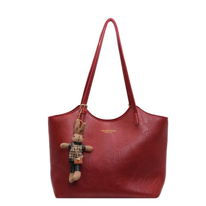 Elena Dames Zwarte Schoudertas | Vegan Leer, Vintage Stijl 1