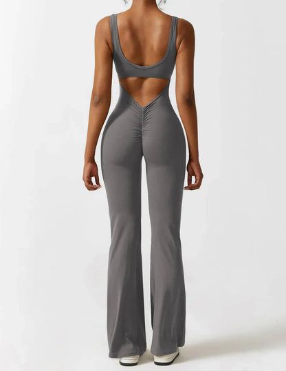 Elena Jumpsuit | Flared Fit | V-Back Design | Shaping & Comfort | Trendy Must-Have 9