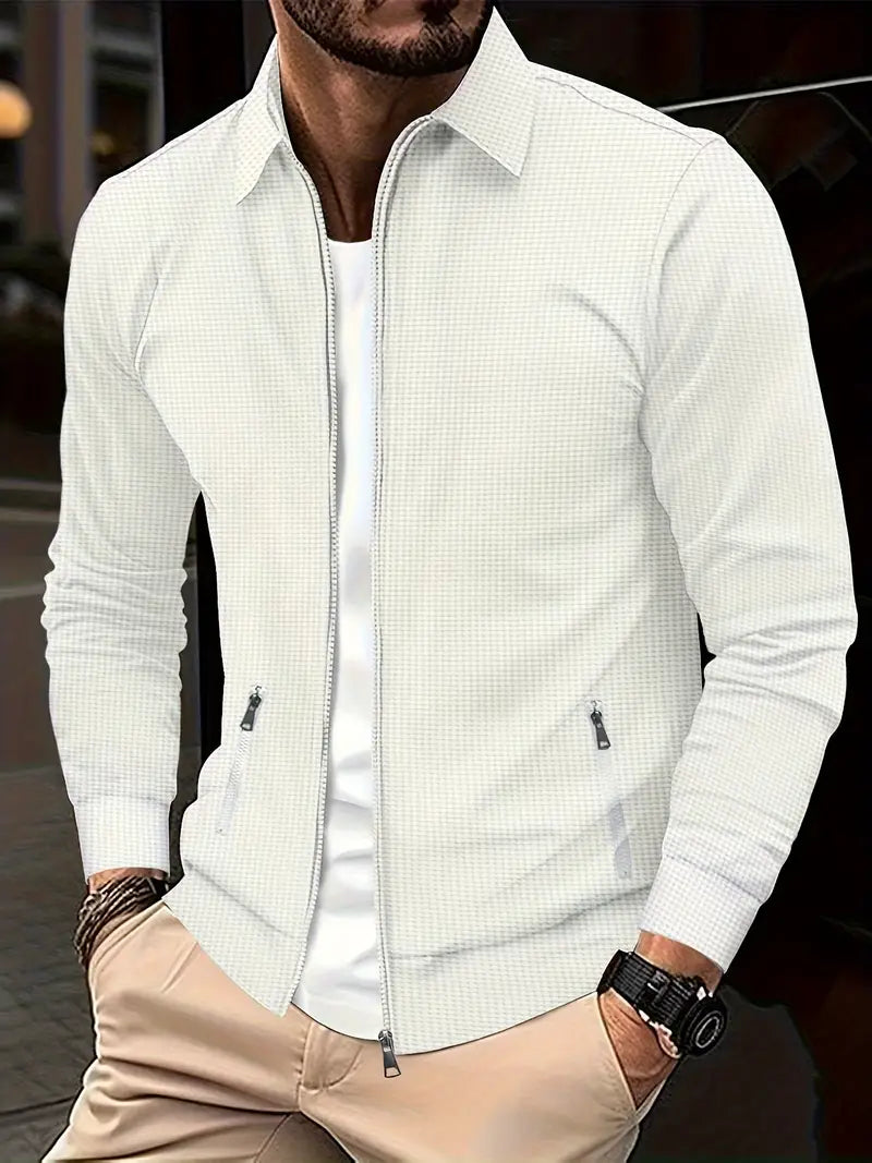 Elias Heren Vest | Stijlvolle Rits, Comfortabel en Elegante Pasvorm