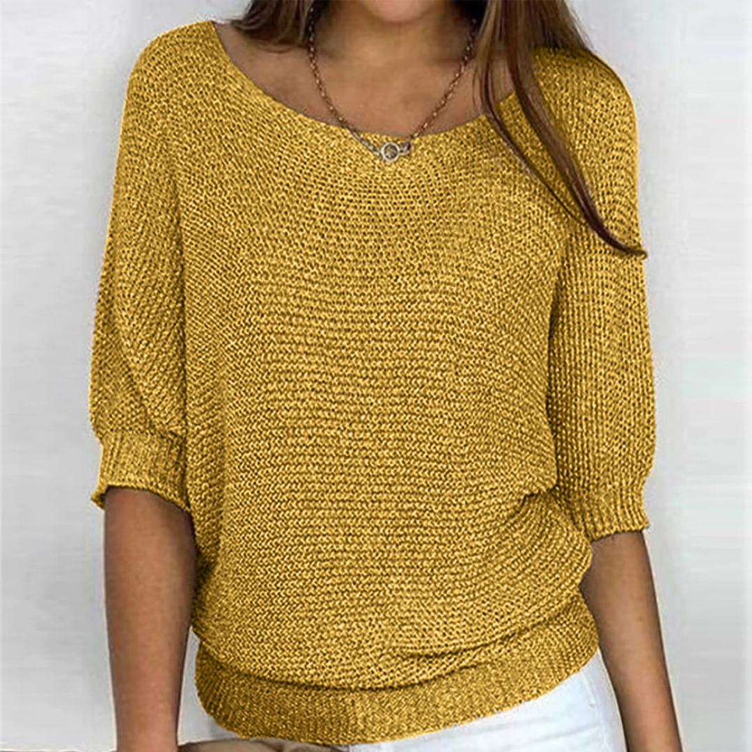 Eline Dames Trui | Elegante Pasvorm, Hoogwaardige Katoenmix 2