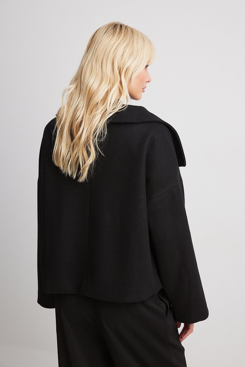 Eline Dames Winterjas | Zachte Wolblend, Oversized Stijl
