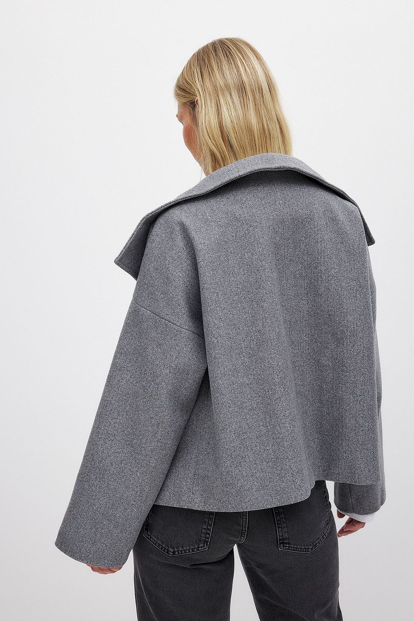 Eline Dames Winterjas | Zachte Wolblend, Oversized Stijl