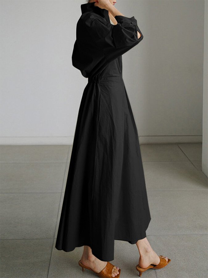 Eline | Zomerjurk in Maxi-Lengte met Vintage Halslijn 4