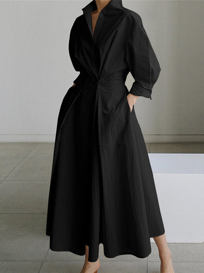 Eline | Zomerjurk in Maxi-Lengte met Vintage Halslijn 5