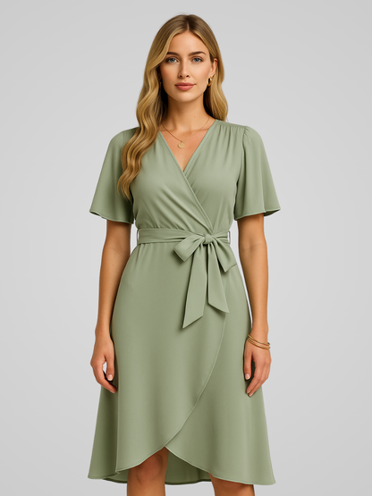 Noa | Elegante Zomerjurk met V-hals Voor Dames
