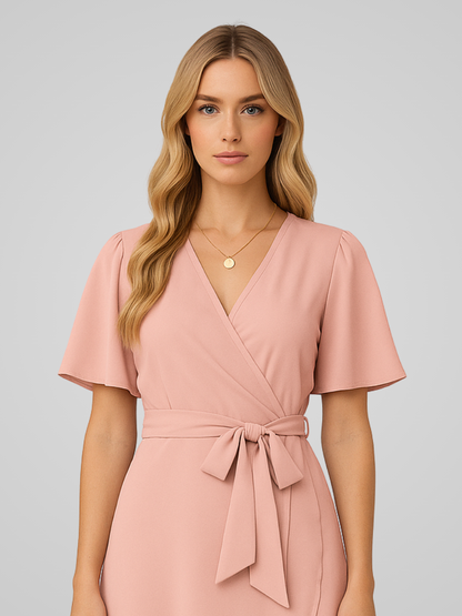 Noa | Elegante Zomerjurk met V-hals Voor Dames