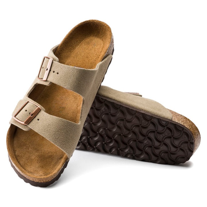 Eroni | Unisex Suède Comfortsandalen met Extra Ondersteuning 3