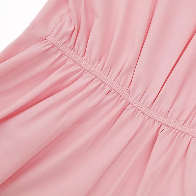 Evelyn Dames Maxi-jurk | Mouwloos, V-hals, Elegante Stijl 3