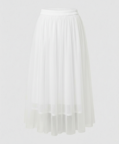 Evelyn Dames Rok | Hoge Taille, Enkellang, Elegant 5