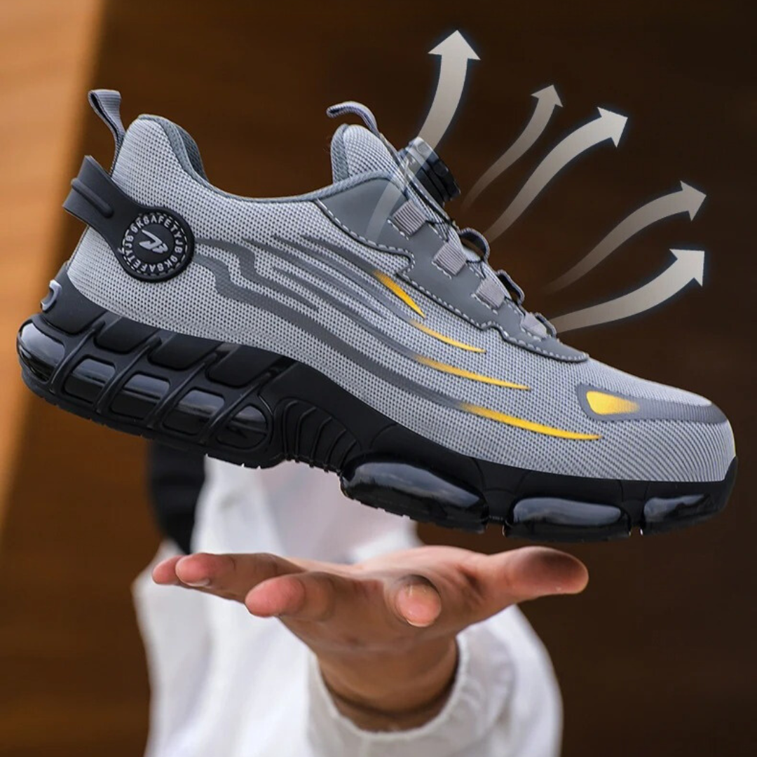 Fino Unisex Veiligheidsschoenen S3 | Ademend Flyknit, Stalen Neus, Lekbestendig 2