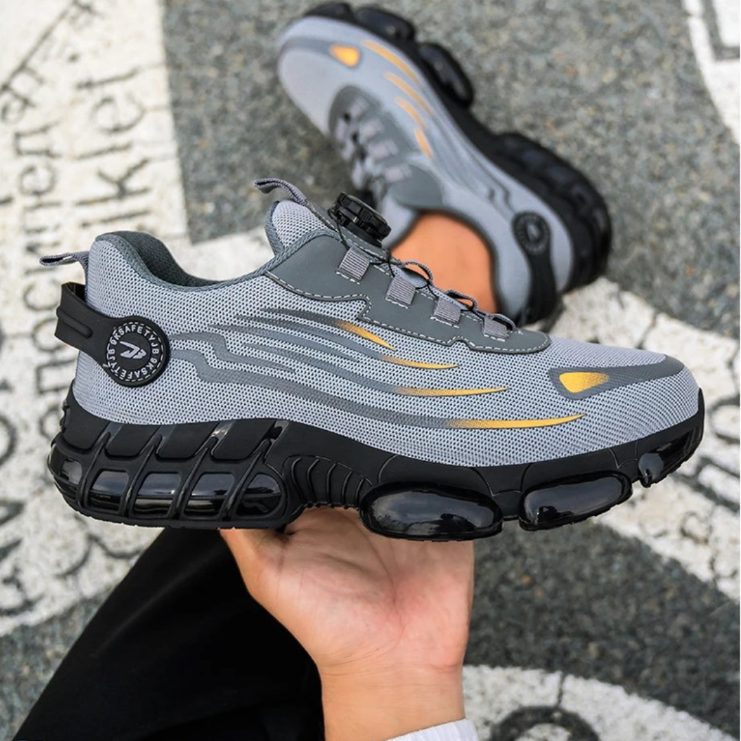 Fino Unisex Veiligheidsschoenen S3 | Ademend Flyknit, Stalen Neus, Lekbestendig 5