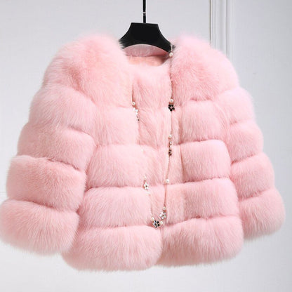 Fleur Damesjas Winter | Imitatiebont, Glamoureus en Comfortabel 0