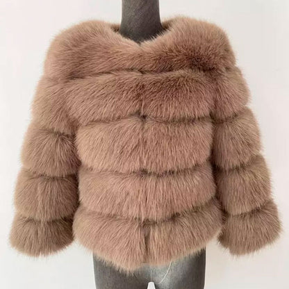 Fleur Damesjas Winter | Imitatiebont, Glamoureus en Comfortabel 6