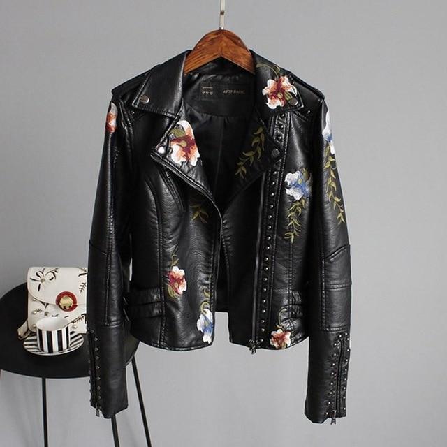 Fleur Leren Damesjack | Premium Kunstleer, Tijdloos Ontwerp 0